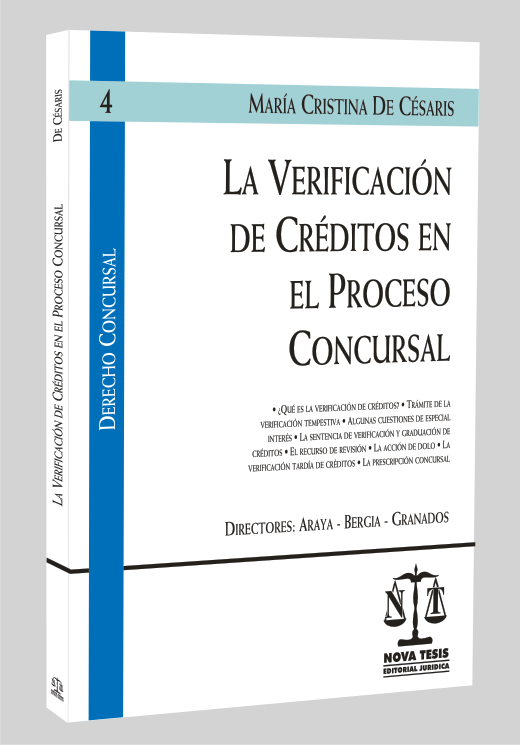 La verificacin de crditos en el proceso concursal